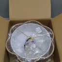 Boho Rattan Floor Lamp with Hand-Woven Wicker for Living Room,Modern 3-Tier Tall Floor Lamp with 3 Color Temperatures Remote & Dimmable 9W Bulb for Dining Room Bedroom Office Hotel(Brown)