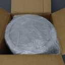 Mbillion Small Trash Can with Swing Lid 2.4 Gallons/9 Liter, Mini Trash Can with lid, Stainless Steel Cylindrical Garbage Can for Home and Office Bathroom Bedroom, for Ground and Desktop(Black)