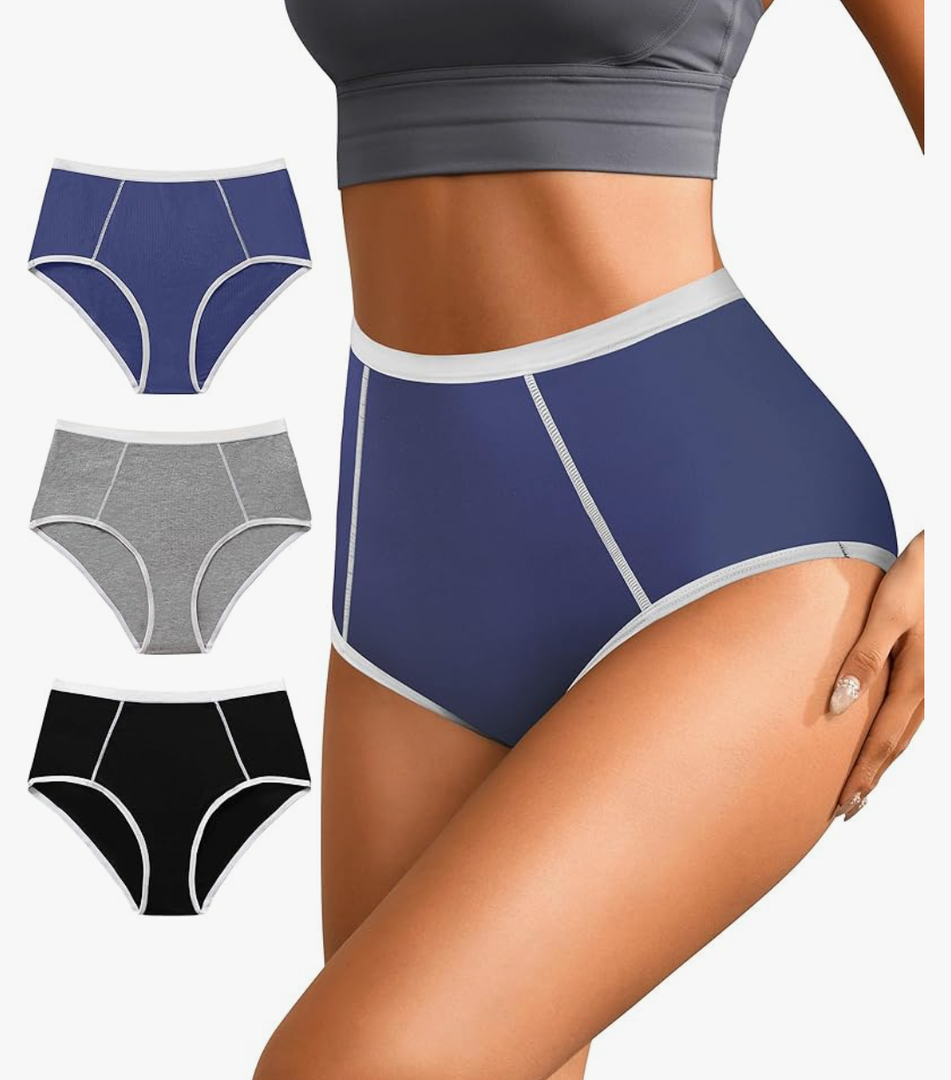 K-CHEONY Womens Underwear High Waisted Cotton Panties Full Coverage Soft Stretch Breathable Ladies Briefs 6 Pack XL K-CHEONY Womens Underwear High Waisted Cotton Panties Full Coverage Soft Stretch Breathable Ladies Briefs 6 Pack XL