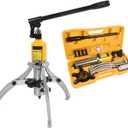 Hydraulic Gear Puller 10 Ton 2 or 3 Jaws Hub Puller 9.84" Spread Hydraulic Puller Set Wheel Bearing Pulling Separator Hydraulic Puller Tool Kit with Case for CV Shaft Axle Rotors