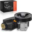 A-Premium Power Steering Pump, with Reservoir & 6-Groove Pulley, Compatible with Jeep TJ Series Wrangler 1997-2003, XJ Series Cherokee 1996-2001, 4.0L