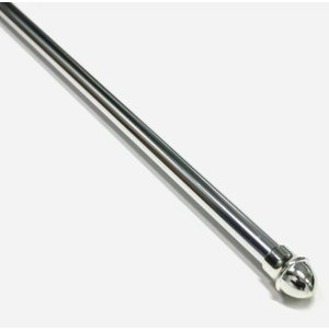Domain Curtain Rod (Silver) - 28-48in, 3/4 Diameter