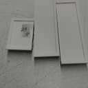 Americanflat 14" Floating Shelves for Wall - Set of 3 - Made of Engineered Wood with Lipped Ledge - Floating Wall Shelves for Bedroom, Bathroom, Kitchen, Office, and Living Room - White