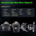 Engine Motor Mount Compatible with 2011-2016 Odyssey 3.5L Touring Elite Replacement for A4587 A65057 A4575EL A65017EL Set of 4