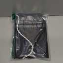 78 X 53 Inch Cubicle Curtain for Office, Blackout Privacy Curtains for Room Divider with Self Adhesive Hook Privacy Door Partition, Black