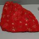 Christmas Tree Skirt - 48 Inches Large Red Tree Skirt with High - End Soft Faux Fur Tree Skirt for Christmas Decorations Indoor Outdoor - Red