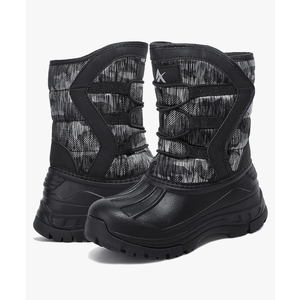 Unisex-Child Snow Boots Winter Waterproof Slip Resistant Cold Weather Shoes (Toddler/Little Kid/Big Kid) Size 34