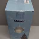 Malier Christmas Tree Collar, 30 Knit Xmas Tree Collar, Christmas Tree Collars for Artificial Trees, 11" Extra Tall Tree Stand Base Cover Ring Skirt for 6 ft 9 ft Tree (White, 11''H  30" W)