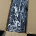 Custom for Honda Pilot EX-L Seat Covers - Car Seat Covers Full Set Custom Fit Pilot 2016 2017 2018 2019 2020 2021 2022 8 Seats Leather Automotive Seat Covers (#C004-Black Grey)