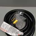 Certified Appliance Accessories 50-Amp Appliance Power Cord, 4 Prong Range Cord, 4 Wires with Eyelet Connectors, 10 Feet, Copper Wire