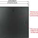 Mxtallup 21x21 Picture Frames Solid wood,Display Pictures 19x19 Inch With Mat or 21x21 Inch Without Mat, Poster Frames 19x19 in Photo Frames Wood Black (T22B2121W1919)