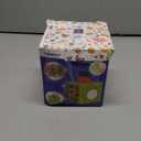 hahaland Baby Tissue Box Toy - Silicone Baby Toys 6-12 Months Montessori Toys for 6 Month Old Easter Basket Stuffers, 6-in-1 Soft Busy Activity Cube Scarves, Crinkle, Textures, Mirror, Sensory Popper