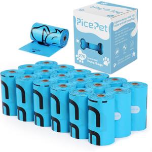 Heavy Duty Dog Poop Bags Rolls - Leak Proof Guaranteed, 270 Bags for Large Doggy, Doggie, Puppy, Cat,Jumbo Size, Extra Large, Extra Thick & Extra Strong, 9" x 13" Unscented, Made in PRC