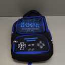 Gamer Backpack for Boys - Cool Luminous School Backpack for Boys with Lunch Bag Pencil Case - Kids Elementary Middle School Book Bags for Teen with USB Charging Port Black