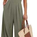 ANRABESS Women Jumpsuits Sleeveless V Neck Elegant Dressy Casual Backless One Piece Pants Romper 2026 Summer Outfits Medium