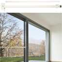 Greatim GT-DB006 Sliding Door Security Lock Bar, Child Proof Sliding Door Lock Bar with Anti Lift Lock, Adjustability Bar Lock Fits Most Sliding Glass Doors and Windows (19"- 51" on 3 Bars) White