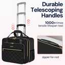 Ytonet Rolling Briefcase for Women, Extra Large 18 Inch Rolling Laptop Bag