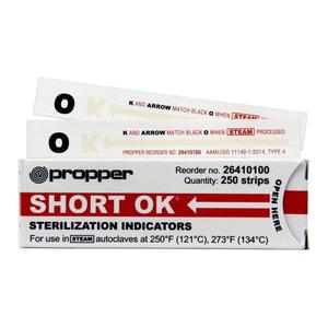 Propper Manufacturing 26410100 Sterilization Indicator Strip, 4" Length (Pack of 250)