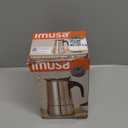IMUSA USA B120-22062M Stainless Steel Stovetop Espresso Coffeemaker 6-Cup, Silver