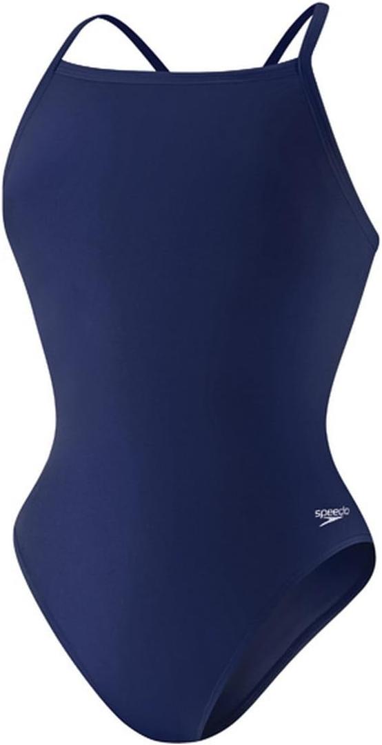 Speedo Womens Swimsuit One Piece Prolt Flyback Solid Adult Team Colors (Blue, XL) 12/38