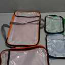 4 Packs Toy Storage Bags with Zipper, Clear PVC Organizing Bags, Waterproof Storage Bags, Toy Storage Organizer for Building Blocks, Puzzle, Books