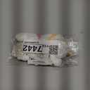 Loveys for Babies Bunny Security Blanket with Silicone Teether Tags Unisex Lovie Gift for Infant and Toddler Snuggle Toy Stuffed Animal, White 11 inch