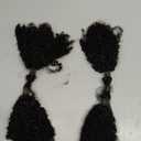 Micro Pre Looped Crochet Human Hair Extensions Afro Kinky Curly Human Crochet Hair Feather Pre Separated Knotless Crochet Human Hair For Braids Twist 16inch 60g