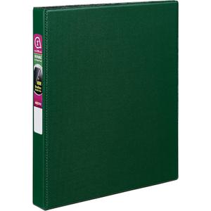 5 x Avery Durable 3 Ring Binder, 1" Slant Rings, 1 Green Binder (27253)