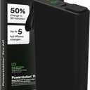 mophie powerstation pro AC (2023)-27,000 mAh External Battery compatbile With MacBook&iPad Portable PD battery with 100W of AC&60W USB-C Fast Charge integrated carry strap-USB-C cable included, Black
