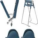 4-Pack(Navy-Blue) Hot Plate Gripper,Stainless Steel Bowl Clip,Kitchen Tongs Bowl Dish Pan Clip Anti-scalding