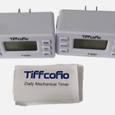 TiFFCOFiO Indoor 15A/1875W Digital Light Programmable Outlet Timer 2 Prong Plug