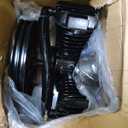 Cast Iron Twin Cylinder Air Compressor Pump Replacement, 145PSI 4HP, 8Bar