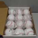 of Training Baseballs - Standard Size, 12 Pack Unmarked & Blank 9 inch for Practice & League Play, Autographs, Pitching, Gifts