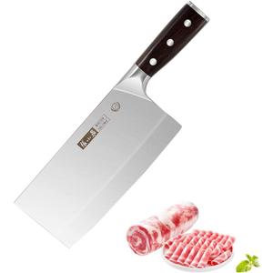 ZHANG XIAO QUAN SINCE 1628 70cr17MOV 8" Chop and Cut Dual Purpose Knife