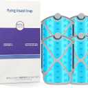 INRAGEO Flying Insect Trap & 4 Cartridges - Attracts and Traps Flying Insects, Fruit Flies, Mosquitoes - Compatible with M364A Refill (1 Plug-in Base + 4 Cartridges)