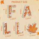 5 Pcs Fall Table Decor Rustic Wooden Letters Sign with Maple Leaf Tabletop Sign Autumn Decorations for Home Thanksgiving Farmhouse Harvest Autumn Holiday Decor