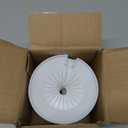 12 PCS Plumbing Cover Plates Plastic Escutcheon Plate Flange Pipe Covers for Bathroom (Apply to 1.18" to 2.16")