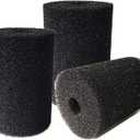 3 Pack Foam Filter Sponges for Canister Filters for Aquaclear 70/110 Filters X-Large Overflow Filter Box Intake Round Pre-Filter 5.91" x 4.13"