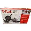 T -FAL PURE COOK NON-STICK 10 PIECE SET 