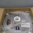 Twinkle Star 20" Pressure Washer Surface Cleaner with 4 Wheels, Stainless Steel Housing & 1/4" Quick Connector, Power Washer Attachment with 2 Extension Wand, 2 Replacement Nozzles, 4000 PSI