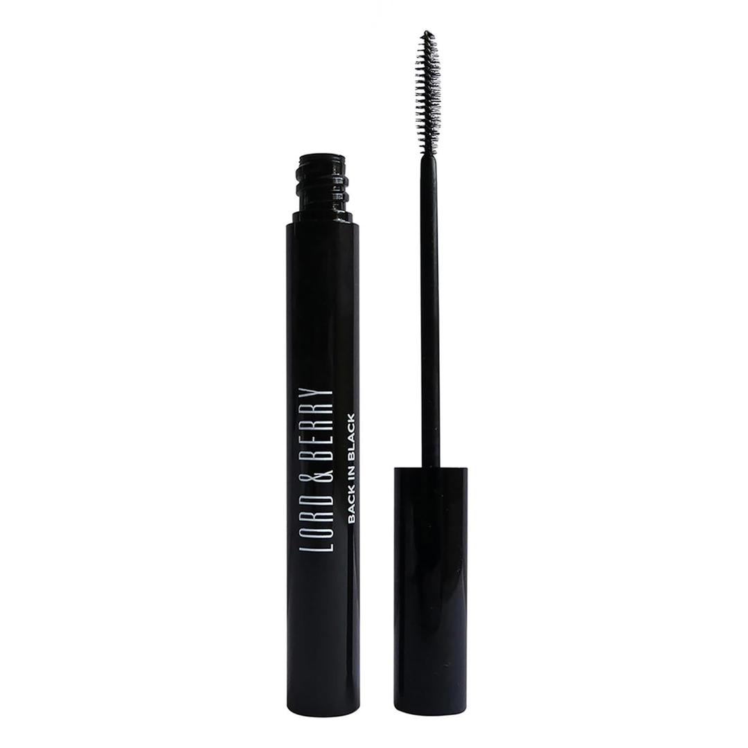 Lord & Berry Back in Black Liquid Lightweight Lash Mascara Black for Volume and Length, Long Lasting Moisture, Great For Short Lashes Eye Makeup, Cruelty Free, 0.27 fl oz, Deep Black