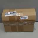 QWORK 4'' T Shape Duct Connector 3 Way Hose Adapter/Splitter, Metal 90 Tee Connector with 4 Inch branches, T-shape Round Pipe Connector (1 Pack)