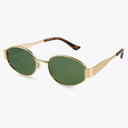 livho 2025 Trendy Oval Sunglasses - Stylish Polarized Shades for Everyday - Retro Metal Frames