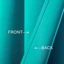 Mrs.Naturall Turquoise Kitchen Curtains 24 Inch Length for Bathroom Pocket Cafe Tiers Darkening Blackout Short Curtains for Small Windows 34 x 24 Inch Length