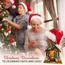 3 x Nativity Scene Ornament, Religious Gifts for Women Christian, Men, Unique Catholic Gifts for Christmas, Christmas Xmas Tree Decor, Stocking Stuffers for Women, Kids, Men (Flat)