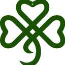 RESACO St Patricks Day Decorations Shamrock Decorations Shamrock Wreath Irish Celtic Gift for St Patty's Day Lucky Shamrock Ornaments for Front Door Bathroom Laundry Room Home Office (Green)
