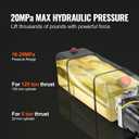 Mophorn Hydraulic Pump 2950 PSI 60HZ Hydraulic Power Unit 3 HP 220V Hydraulic Power Pack for 2 & 4 Post Lifts Car Lift Hydraulic Power Unit with 3.5 Gallon Reservoir, 14 Quart