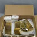 350 Piece Gold Dinnerware Set