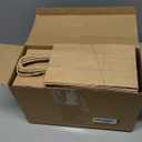 XPCARE 100Pcs Paper Gift Bags 5.25x3.25x8.25'', Small Paper Bag with Handles Bulk Shopping,Kraft,Retail,Party Bags for Small Business (Brown)