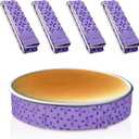 4 Pcs Baking Strips Cake Pan Dampen Strips Absorbent Thick Cotton Cake Strips for Kitchen Bakery Restaurant